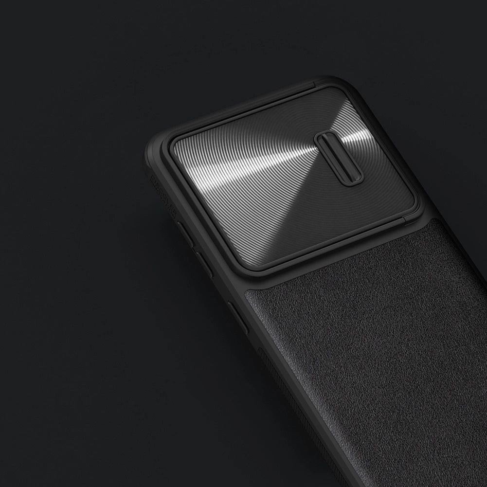 Nillkin CamShield Leather S Case til Samsung Galaxy S23+ cover med kamera cover sort