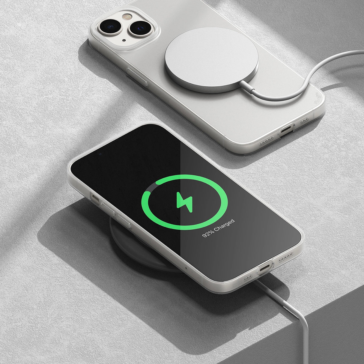 Ringke Slim-hylster til iPhone 14 Plus ultra-tynt halvgennemsigtigt hylster