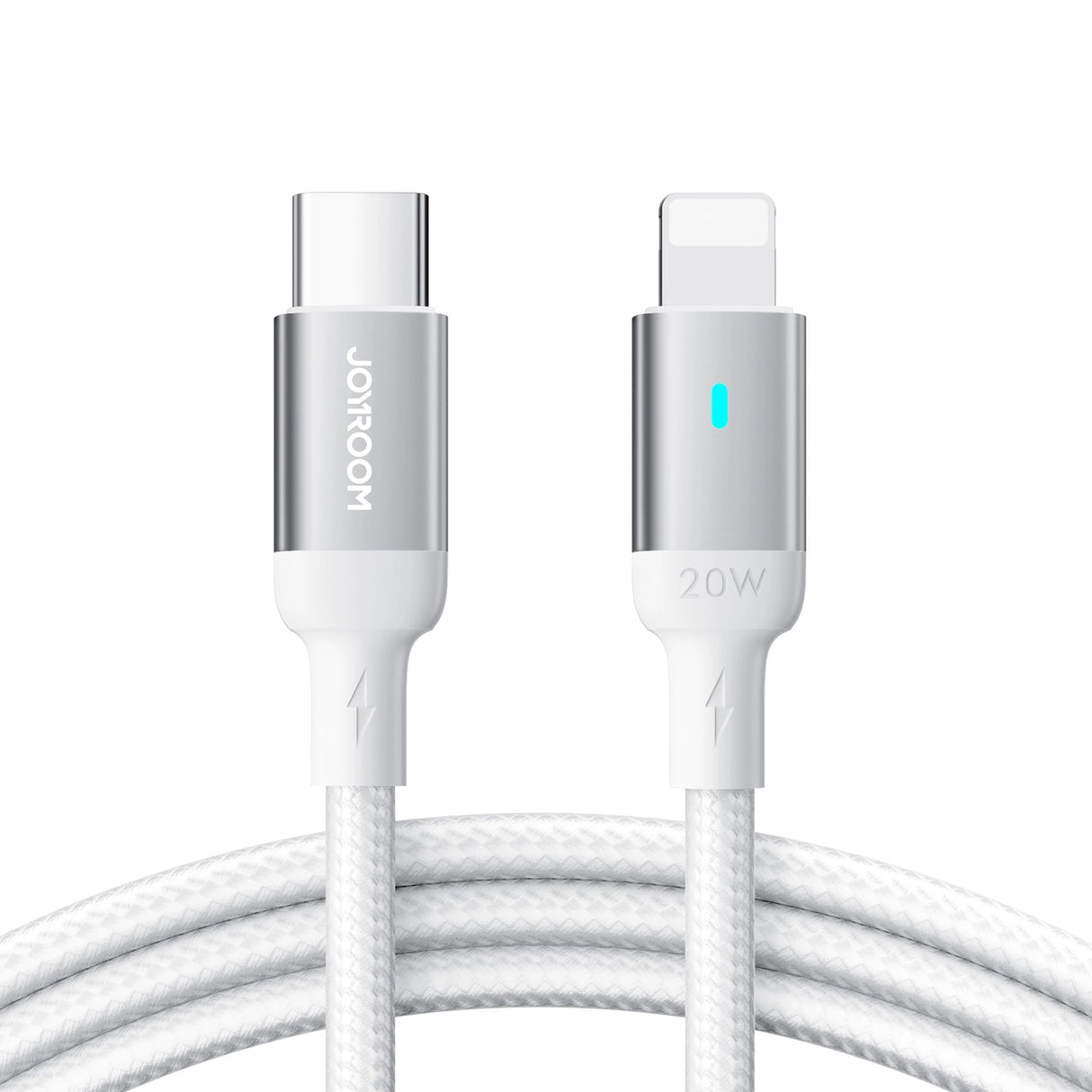 Joyroom Extraordinary Series A10 Lightning / USB-C PD 20W kabel 2 m - hvid