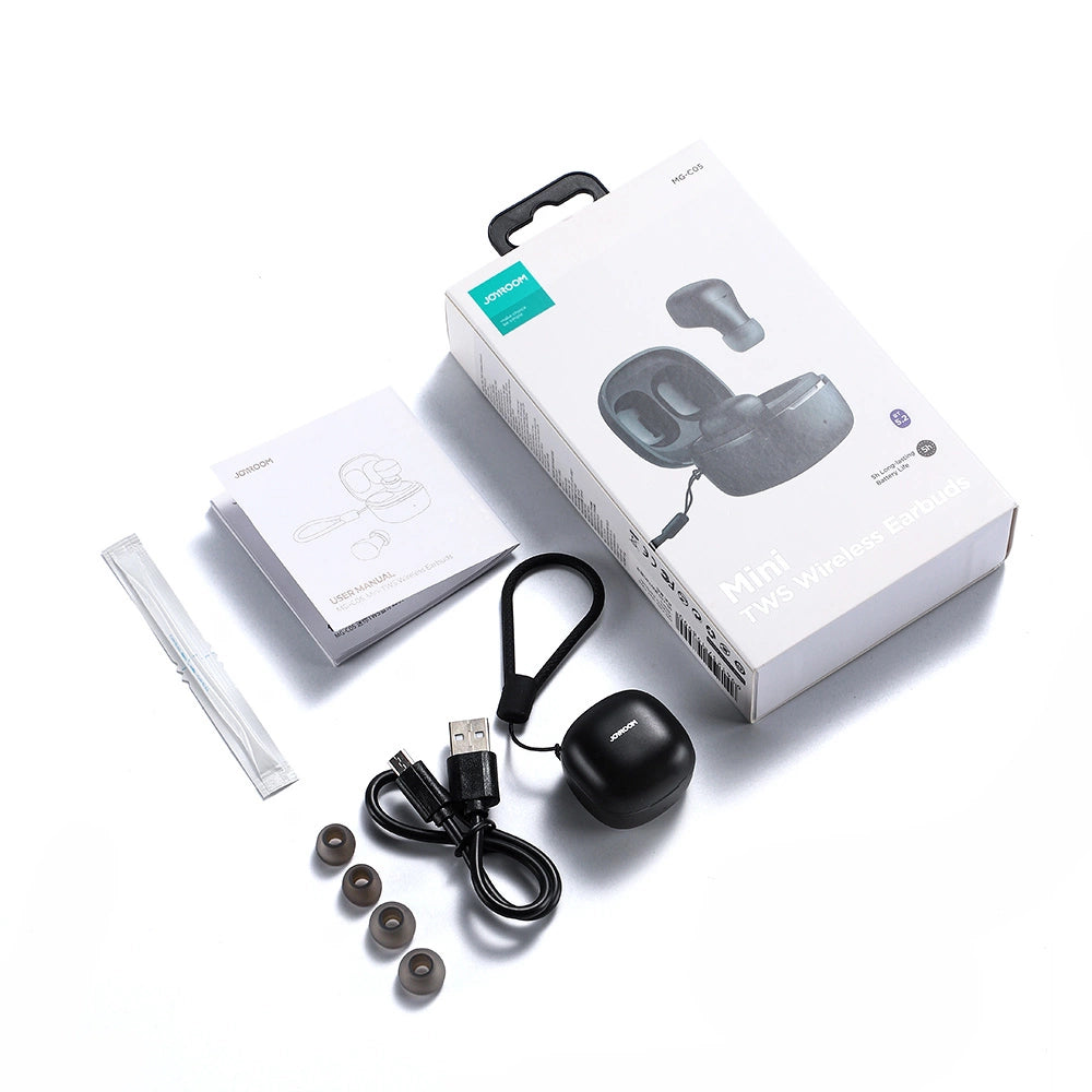 Joyroom TWS IP54 trådløse in-ear hovedtelefoner sort (MG-C05)