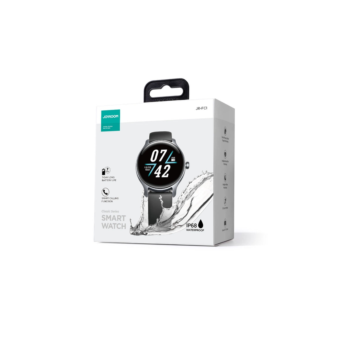 Joyroom Classis Series JR-FC1 smartwatch med opkaldsbesvarelsesfunktion / IP68-beskyttelse - grå