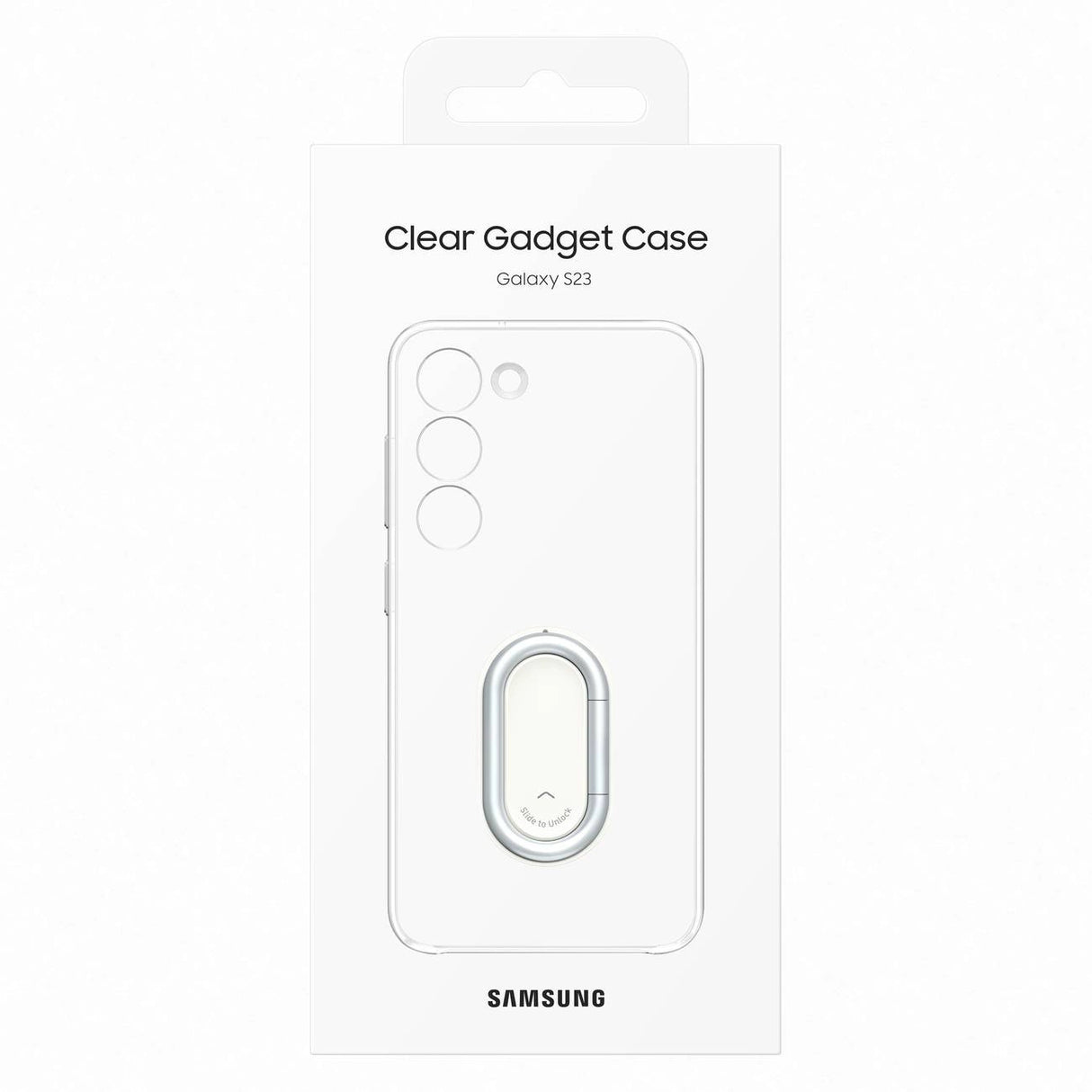 Samsung Clear Gadget Case case devide cover ring holder stand transparent (EF-XS911CTEGWW)