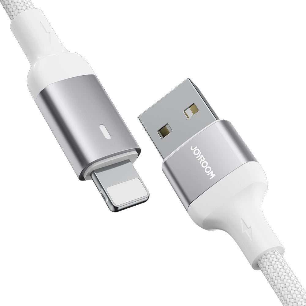 Joyroom Extraordinary Series A10 USB-A / Lightning 2.4A kabel 1,2 m - hvid