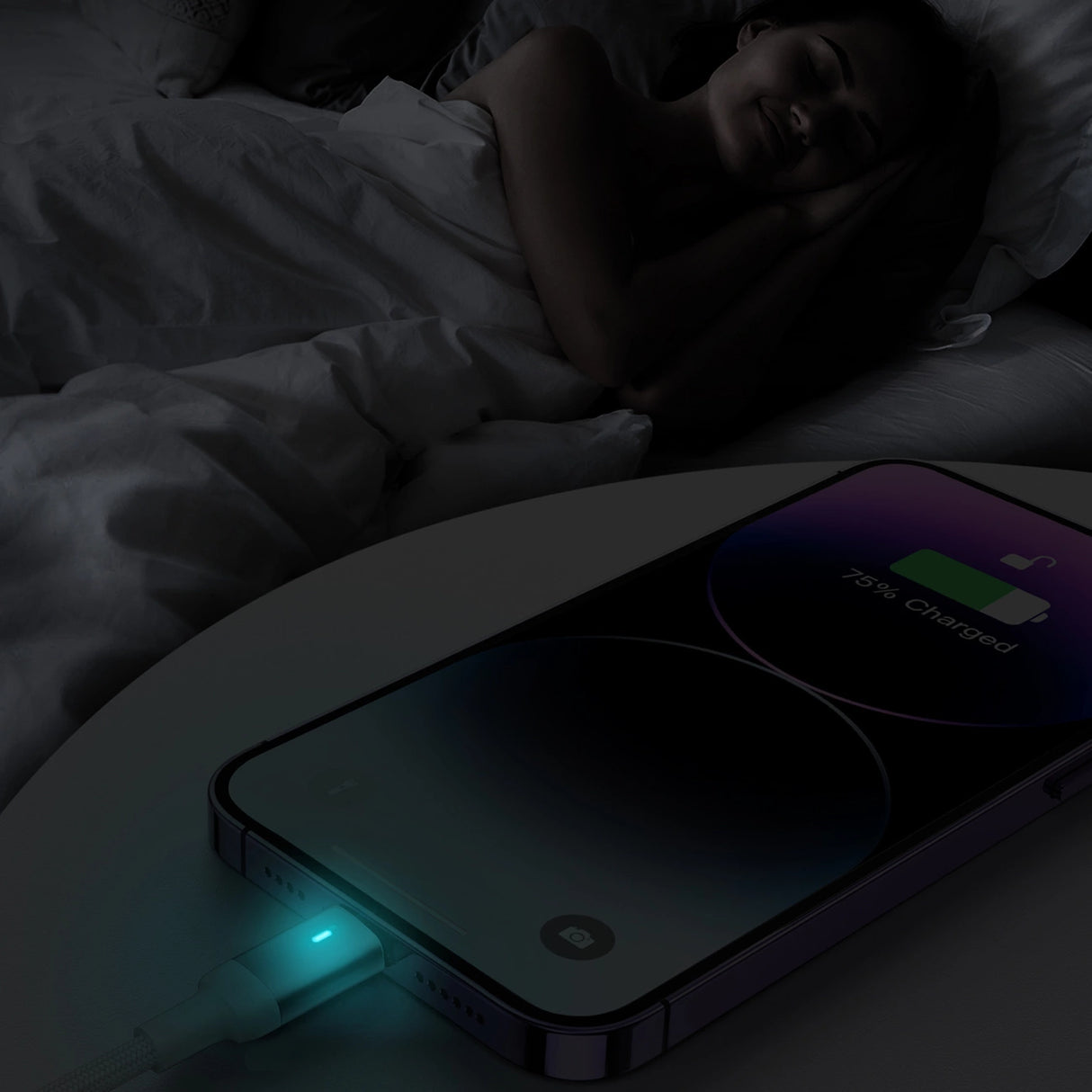 Joyroom Extraordinary Series A10 USB-A / Lightning 2.4A kabel 1,2 m - hvid