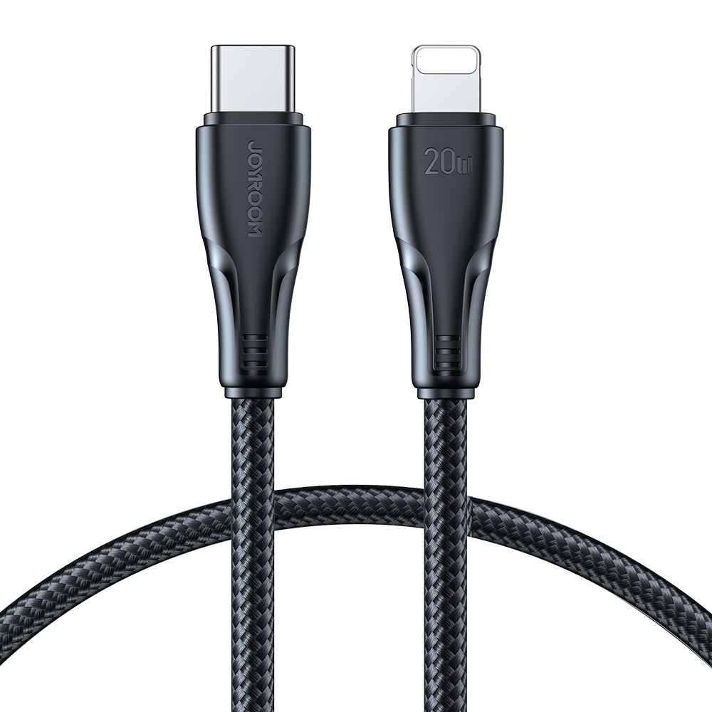 Joyroom Surpass Series A11 Lightning / USB-C 20W 1,2 m kabel - sort