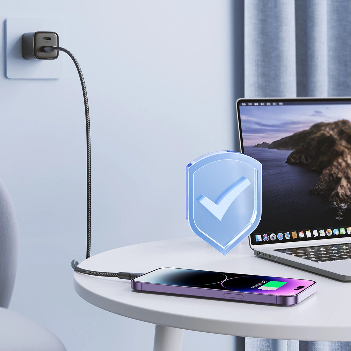 Joyroom Surpass Series A11 USB-A / Lightning 2.4A Kabel 1,2 m - sort