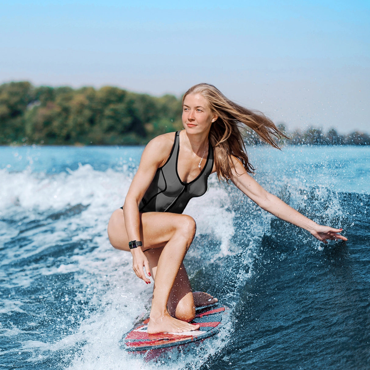 Joyroom Fit-Life JR-FT5 smartwatch med svarfunktion / IP68 beskyttelse - sort