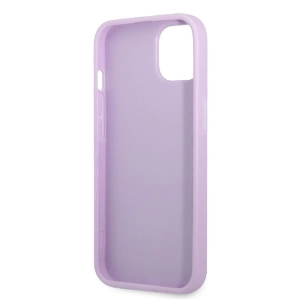 Guess GUHCP13SPS4MU iPhone 13 mini 5.4" lilla/lila hardcase Saffiano 4G Små metal logo