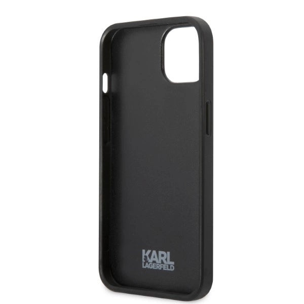 Karl Lagerfeld KLHCP13MPMNIKBL iPhone 13 6,1" Hardcase blå/blå Monogram Ikonik Patch