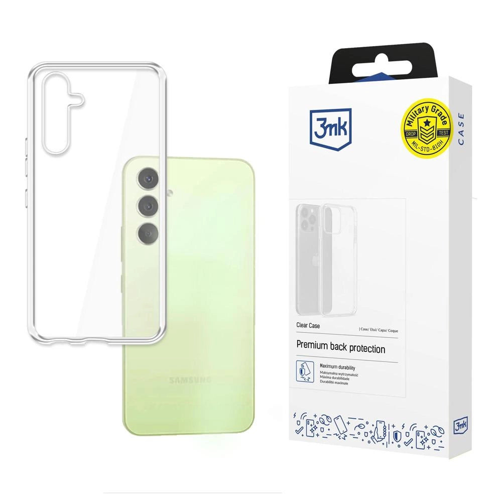 Case til Samsung Galaxy A54 5G silikon serie 3mk Clear Case - gennemsigtig