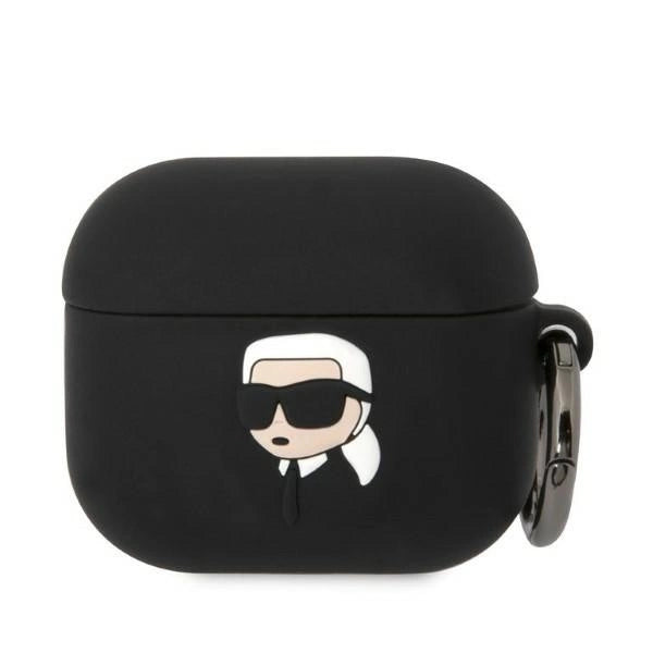 Karl Lagerfeld Silikon Karl Head 3D Case til AirPods 3 - sort