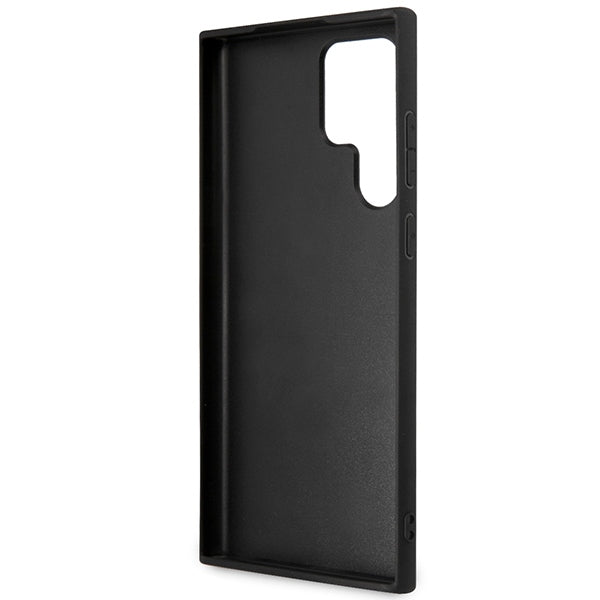 Guess GUHCS23L4GMGGR S23 Ultra S918 grå/grå hardcase 4G Big Metal Logo