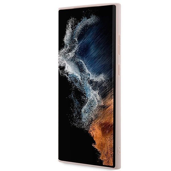 Guess GUHCS23L4GMGPI S23 Ultra S918 pink/pink hardcase 4G Big Metal Logo