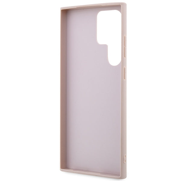 Guess GUHCS23L4GMGPI S23 Ultra S918 pink/pink hardcase 4G Big Metal Logo