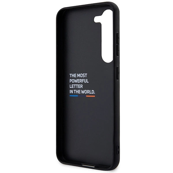 BMW Leather Carbon-foder for Samsung Galaxy S23+ - sort