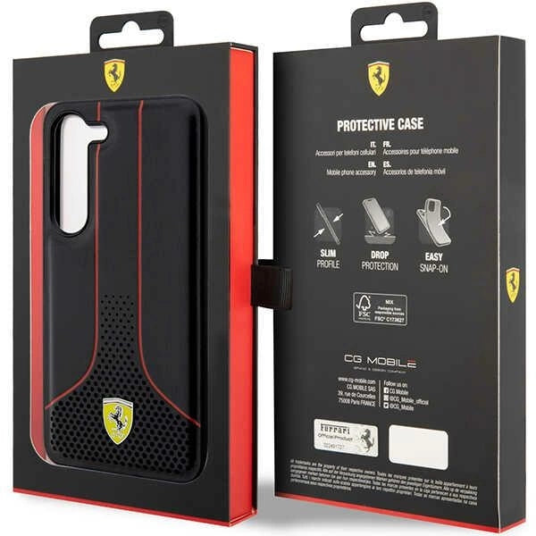 Ferrari FEHCS23MPCSK S23+ S916 sort/sort hardcase Perforeret 296 P