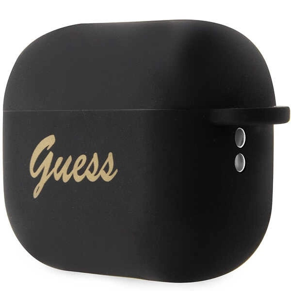 Guess GUAP2LSCHSK AirPods Pro 2 cover sort/sort Silicone Charm Heart Collection