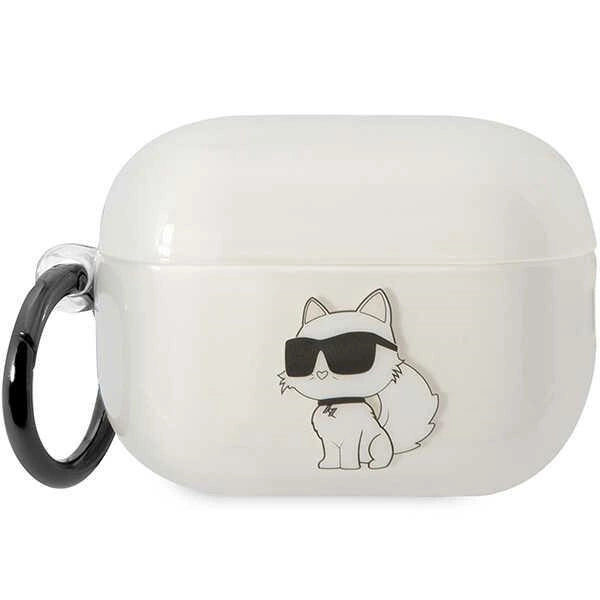 Karl Lagerfeld KLAP2HNCHTCT Airpods Pro 2 cover gennemsigtigt Ikonik Choupette