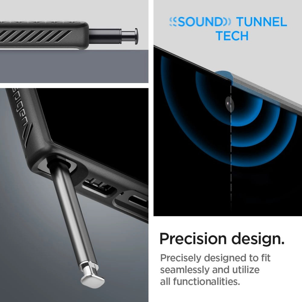 Spigen Liquid Air Case til Samsung Galaxy S23 Ultra - Matte sort