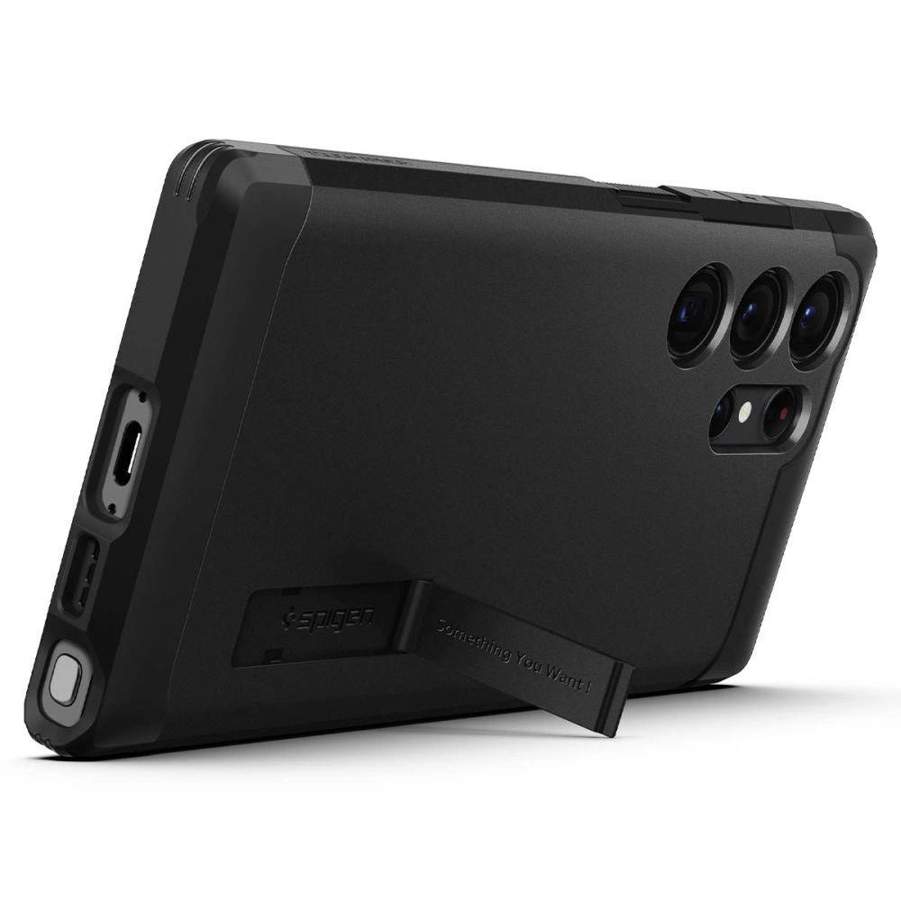 Spigen Tough Armor Case til Samsung Galaxy S23 Ultra - sort