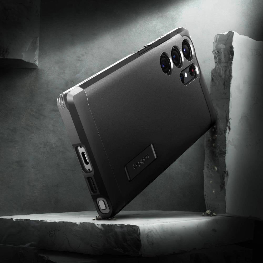 Spigen Tough Armor Case til Samsung Galaxy S23 Ultra - sort