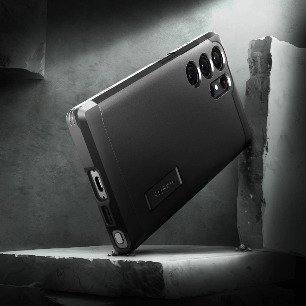 Spigen Tough Armor Case til Samsung Galaxy S23 Ultra - sort