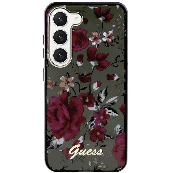 Guess GUHCS23MHCFWSA S23+ S916 grøn/kaki hårdkasse Blomsterkollektion