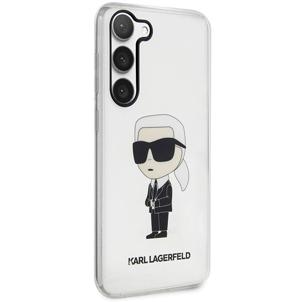 Karl Lagerfeld KLHCS23MHNIKTCT S23+ S916 gennemsigtige hardcase Ikonik Karl Lagerfeld