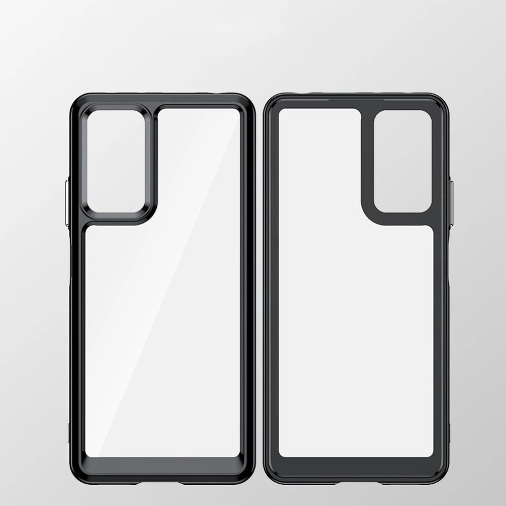Udvendig Space Case til Xiaomi Poco X5 5G / Redmi Note 12 5G cover med fleksibel ramme sort