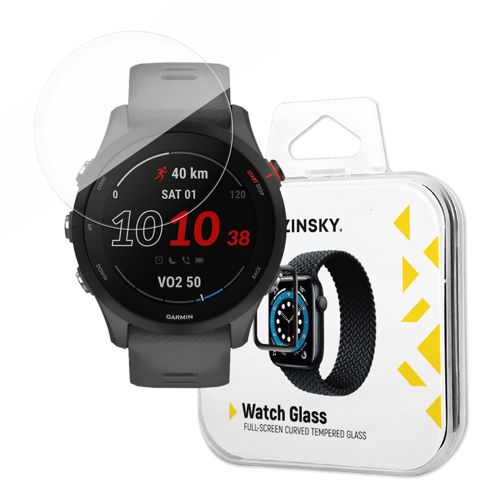 Wozinsky Watch Glass hybridglas til Garmin Forerunner 255
