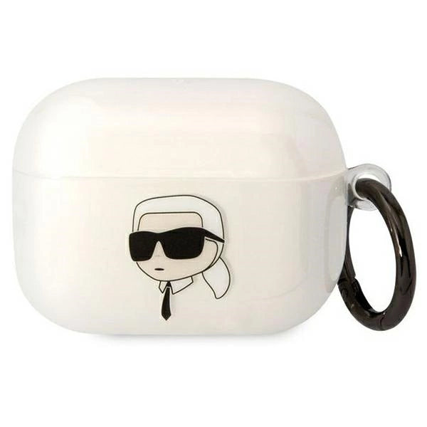 Karl Lagerfeld KLAPHNIKTCT AirPods Pro cover gennemsigtige Karl óns hoved