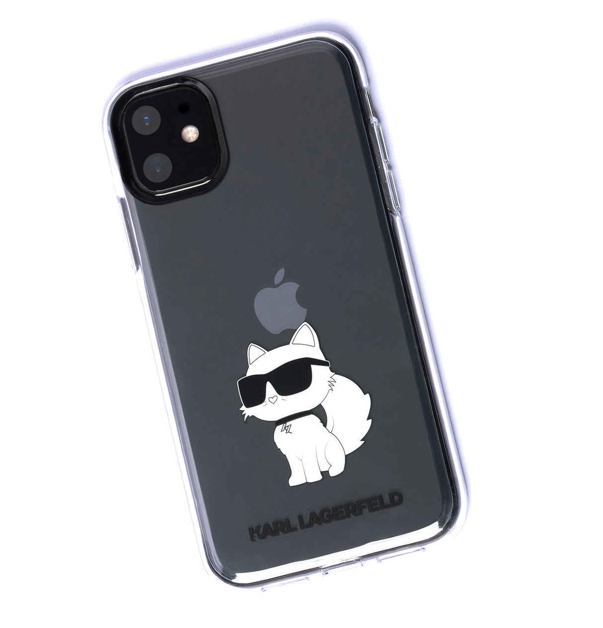 Karl Lagerfeld æske til iPhone 11 / XR fra Ikonik Choupette-serien - gennemsigtig