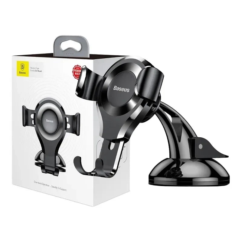 Baseus Osculum gravitationstelefonholder (sort)