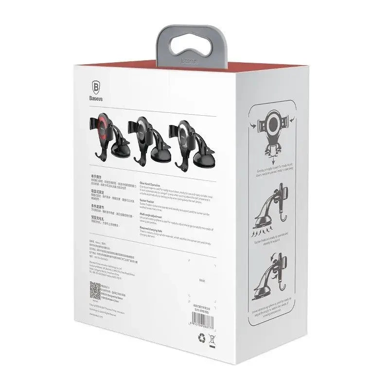 Baseus Osculum gravitationstelefonholder (rød)