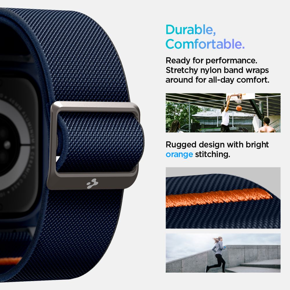 Spigen Lite Fit ”Pro” Apple Watch 10/11 (46 Mm) Marineblå