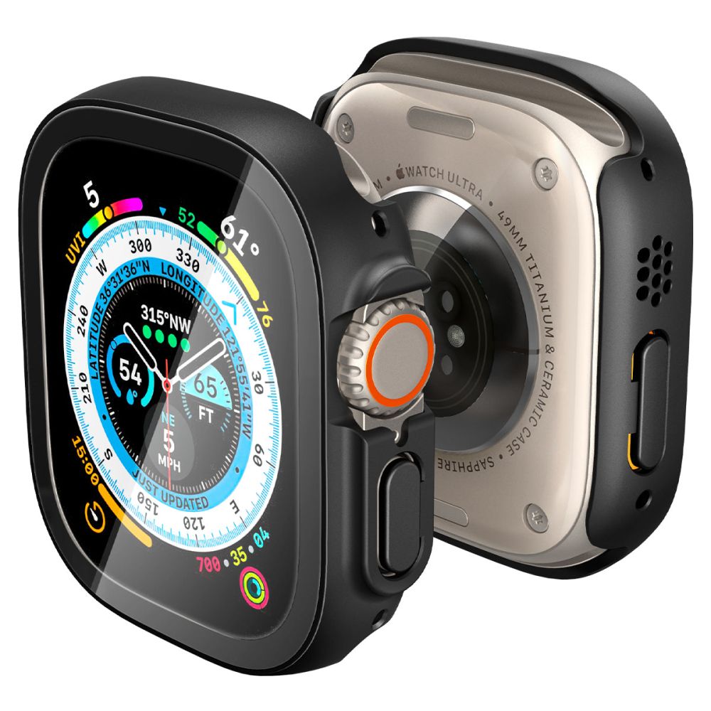 Spigen Thin Fit 360 Apple Watch Ultra 1 / 2 / 3 / 4 (49 Mm) Sort