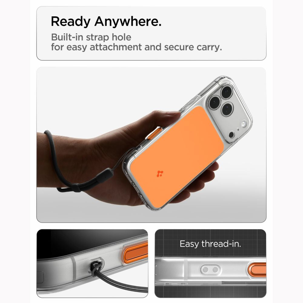 Spigen Ultra Hybrid T Magsafe Iphone 17 Pro / 18 Pro Glossy Orange