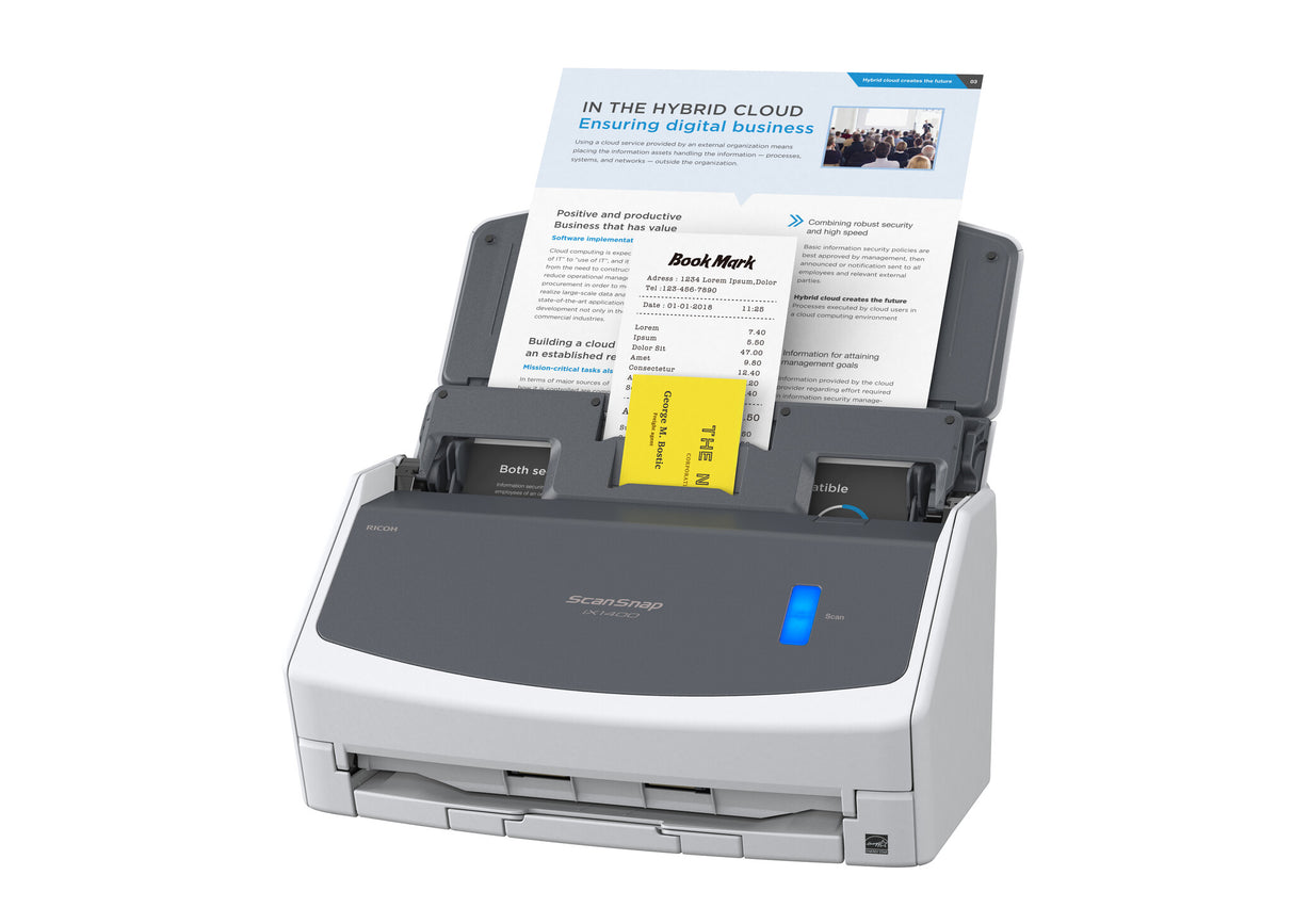 Ricoh ScanSnap iX1400 ADF-scanner 600 x 600 dpi A4 Hvid