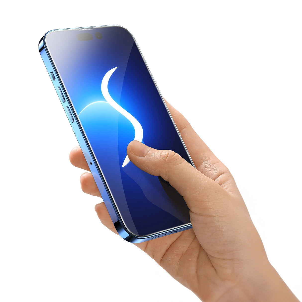 Baseus Full Screen Tempered Glass til iPhone 14 Pro Max med højttaler dækning 0,4 mm + montering kit