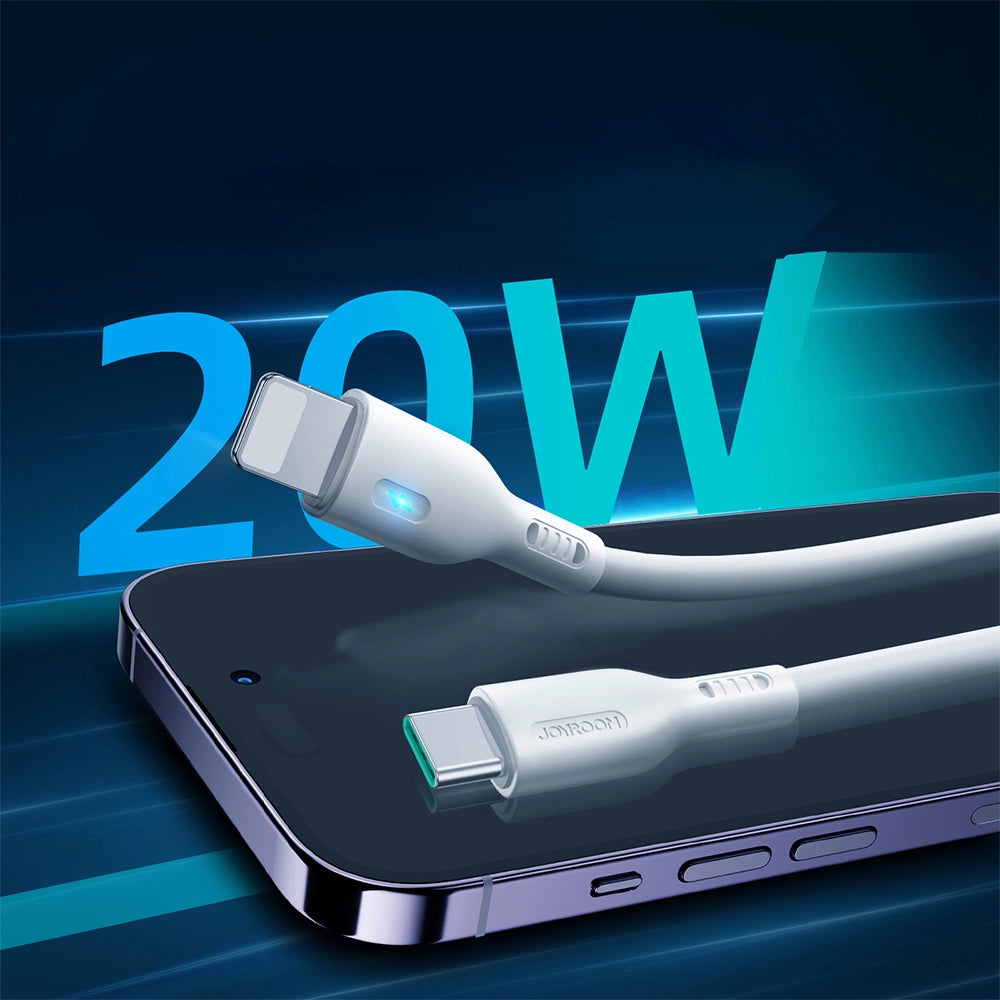 Joyroom Premium Series A13 Lightning / USB-C Kabel 20W 2m - Hvid
