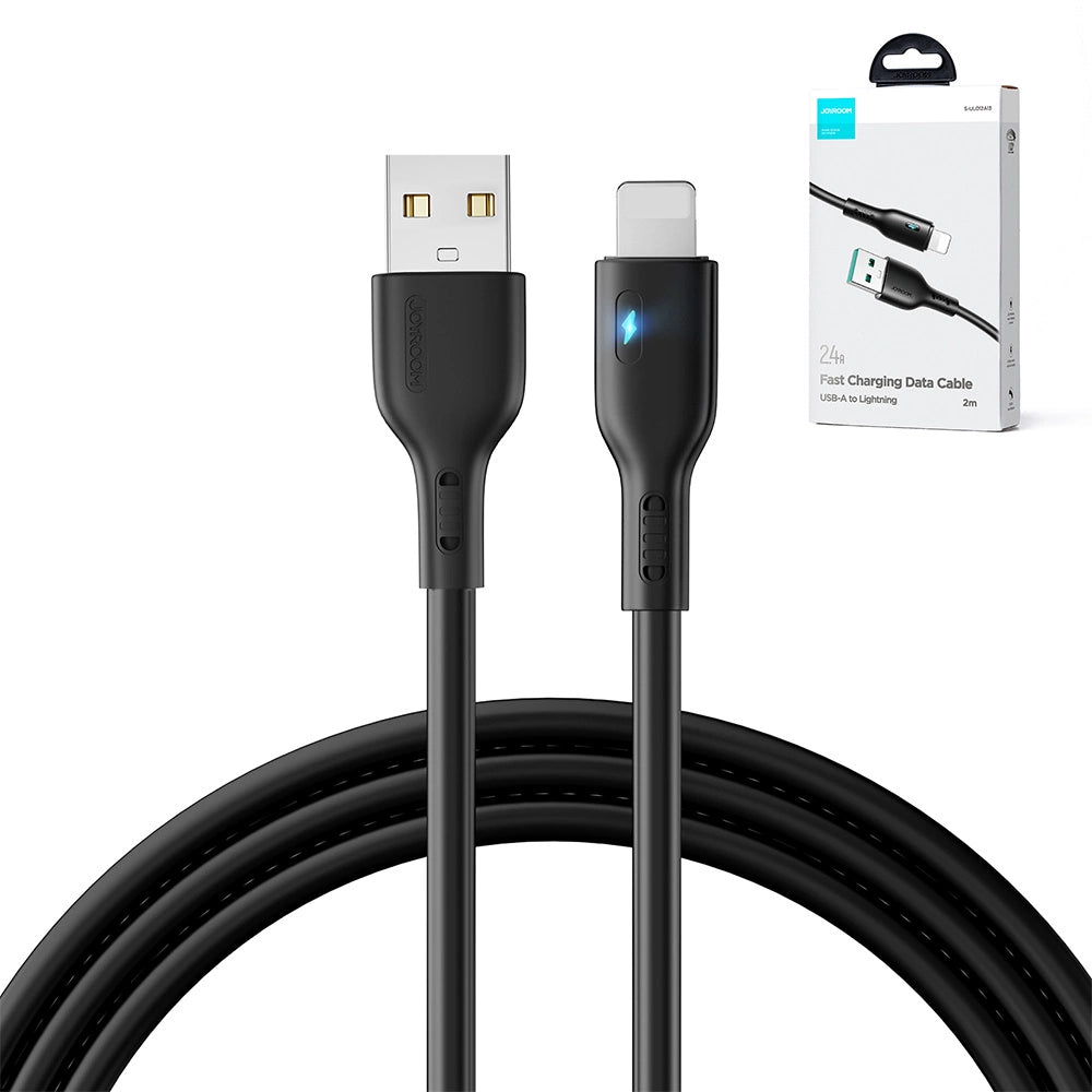 Joyroom Premium Series A13 USB-A / Lightning 2.4A kabel 2m - sort