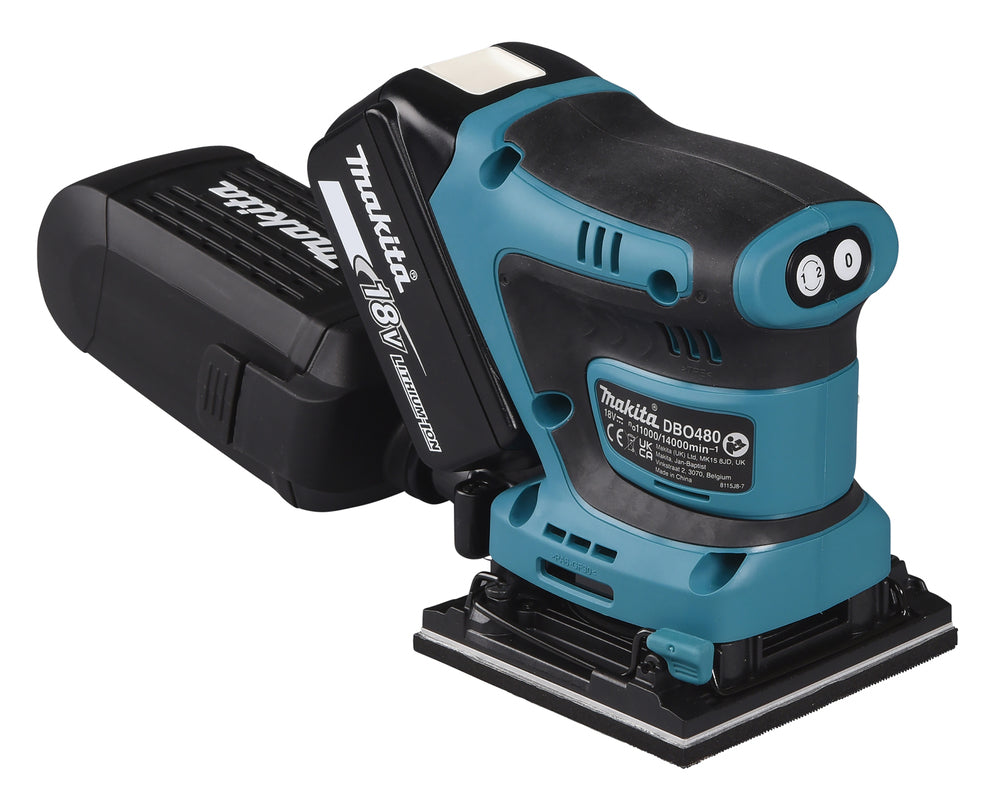 Makita DBO480Z Rystepudser 18V Batteri og lader ikke inkluderet