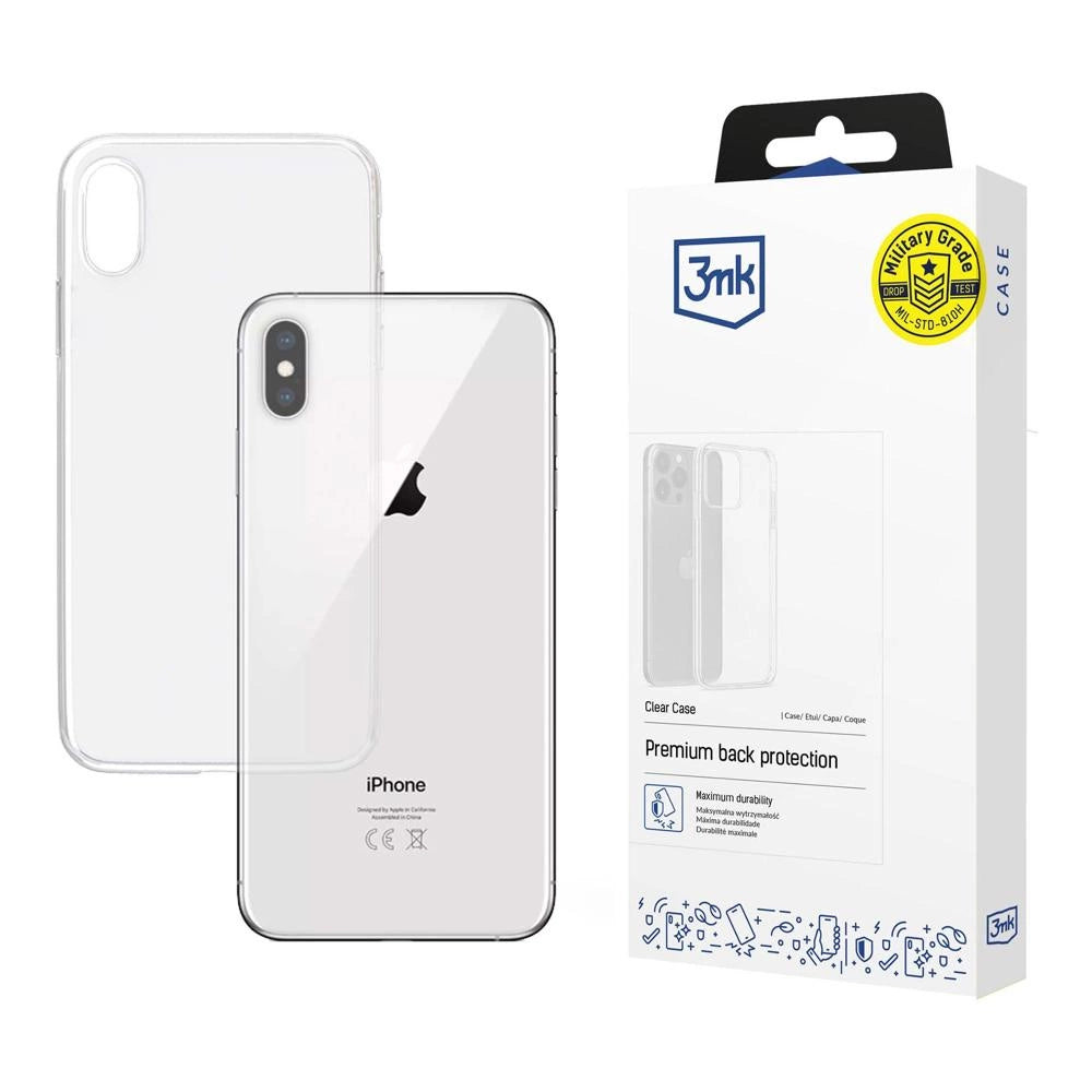 3mk Clear Case til iPhone Xs Max - gennemsigtigt