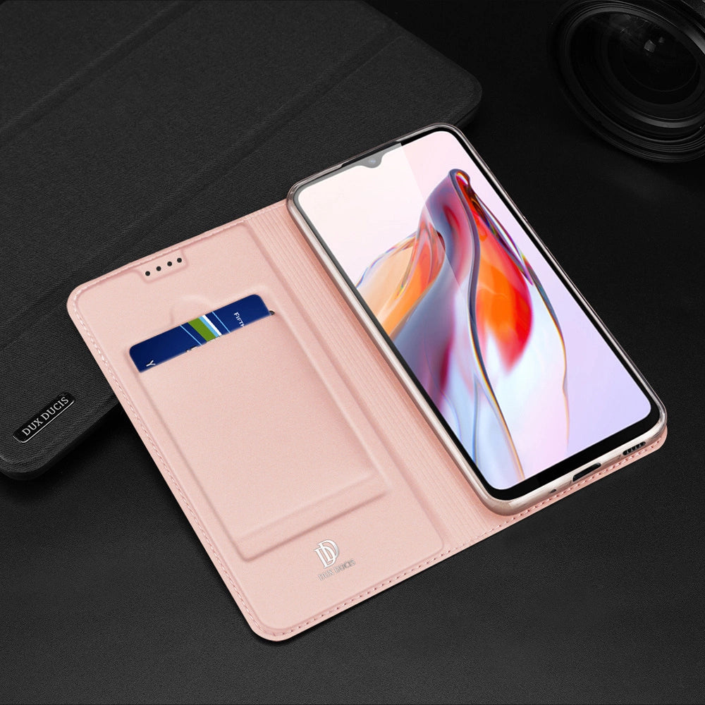 Dux Ducis Skin Pro Case For Xiaomi Redmi 11A / Poco C55 / Redmi 12C Flip Cover Card Wallet Stand Black