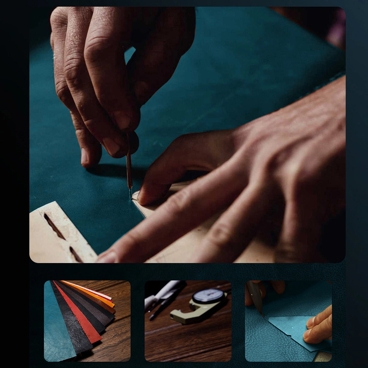 Sleep Case Pro-hylster til Samsung Galaxy A24 4G med flip stand blå