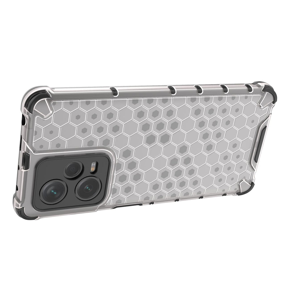 Honeycomb case til Xiaomi Redmi Note 12 Pro+ pansret hybrid cover sort