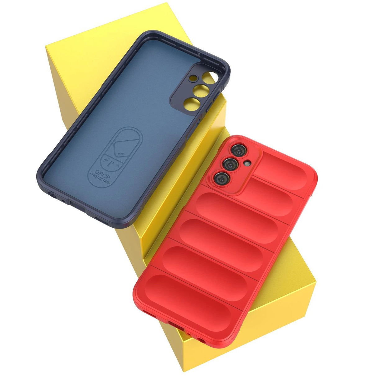 Magic Shield Case til Samsung Galaxy A24 4G fleksibelt pansret cover rød