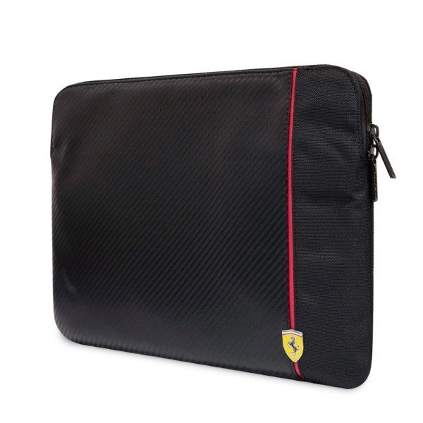 Ferrari Carbon & Smooth case til en 14" laptop - sort