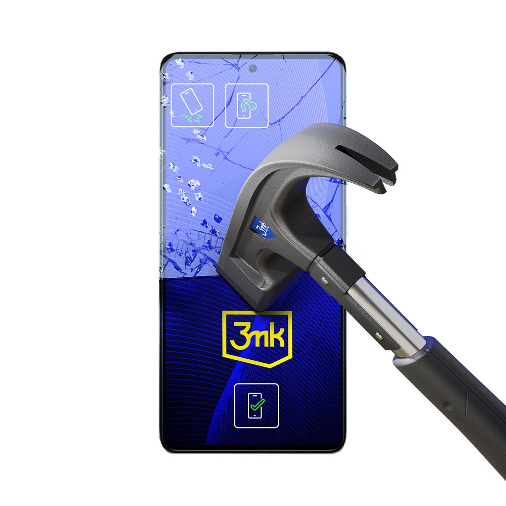 Hærdet glas til Xiaomi Redmi Note 12 hybrid flexi 7H serie 3mk FlexibleGlass