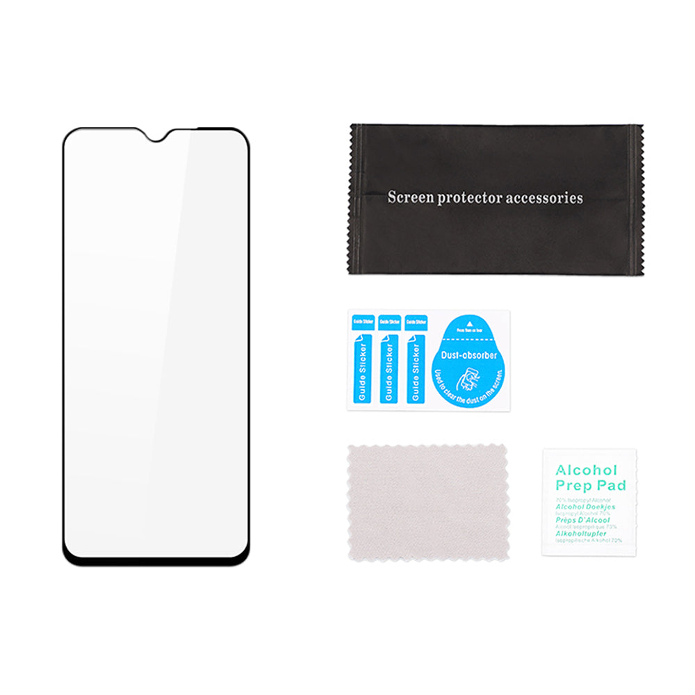 Dux Ducis 9D skærmbeskytter af hærdet glas til Xiaomi Redmi A2 / Redmi A1 9H med sort ramme